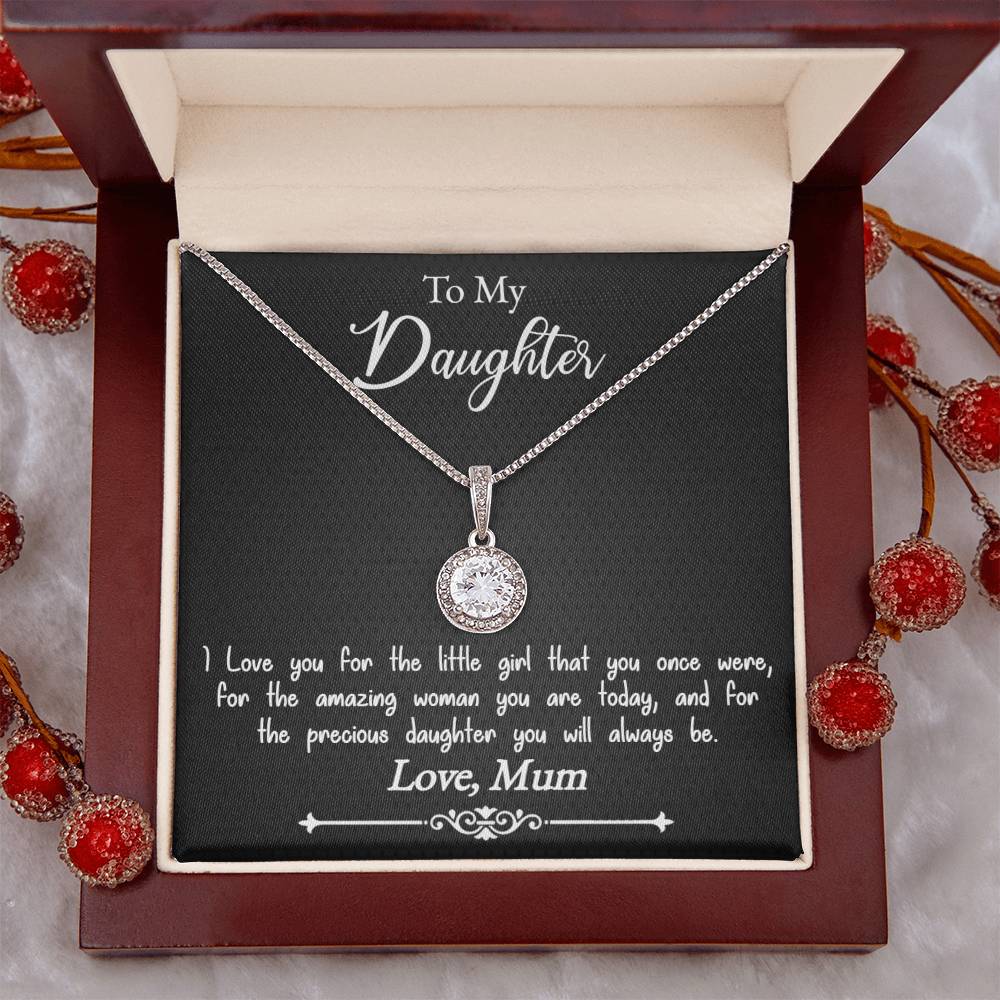 To My Daughter-My Precious-Eternal Hope Necklace