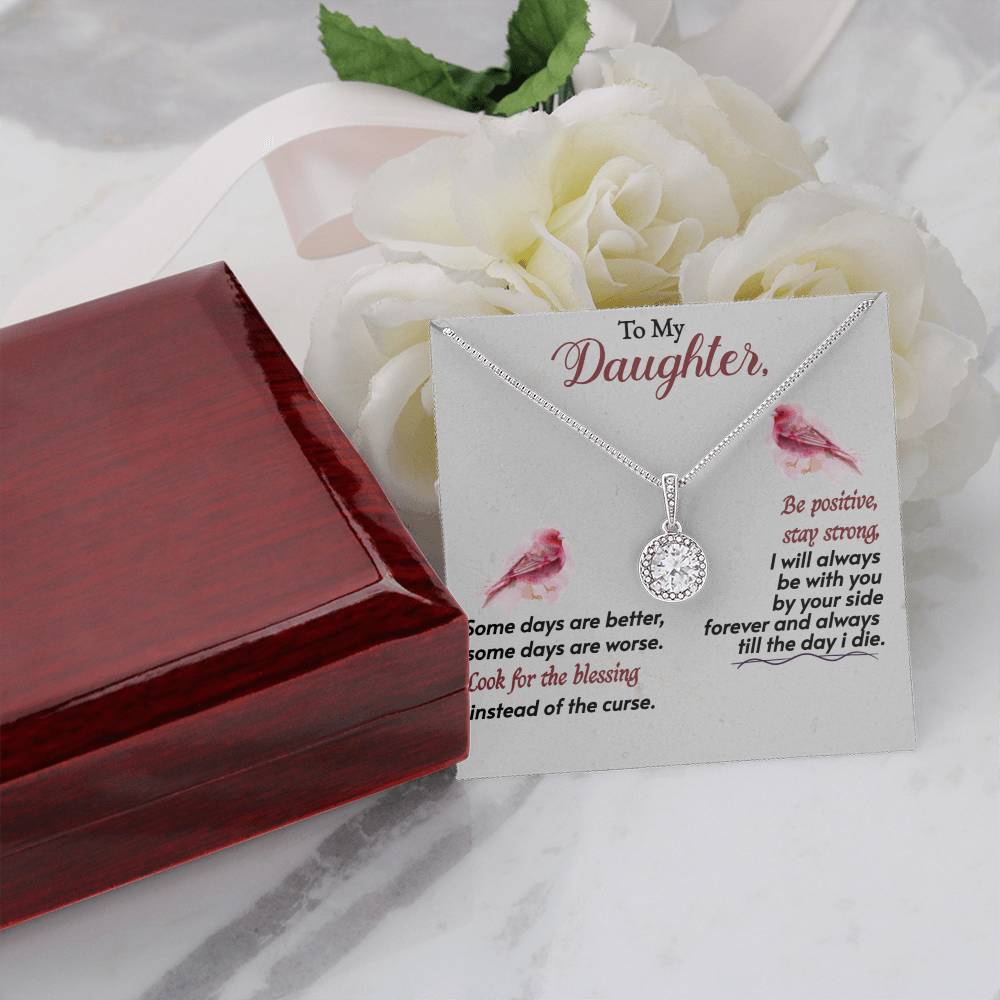 To My Daughter Look For The Blessing - For Daughter's From Parents - Eternal Hope Necklace