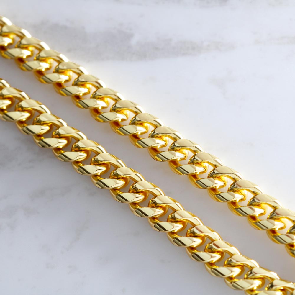 To My Man-To Be With You-Cuban Link Chain