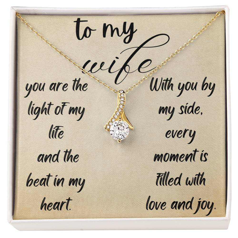 To my Wife- you are the light